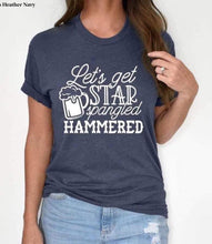Load image into Gallery viewer, star spangled hammered