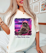 Load image into Gallery viewer, Live here-racoon