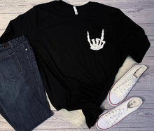 Load image into Gallery viewer, rock on skeleton pocket size