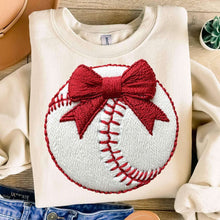 Load image into Gallery viewer, baseball Faux Embrod
