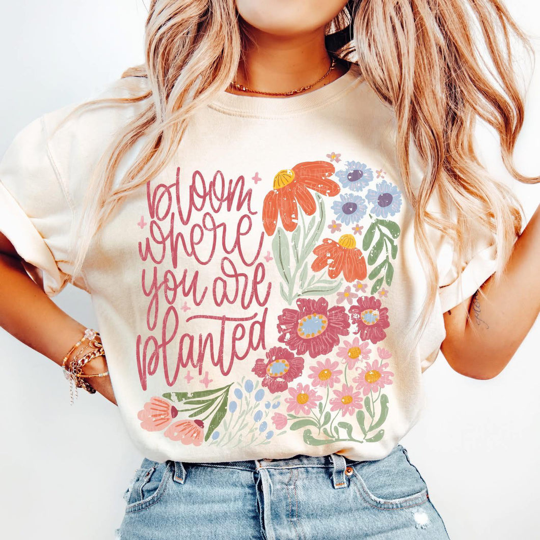 Bloom where you are planted