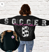 Load image into Gallery viewer, Sports mama w/pocket/number/charcter
