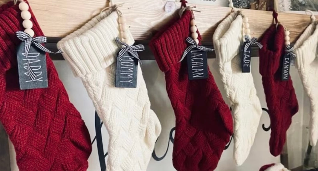Stocking tags