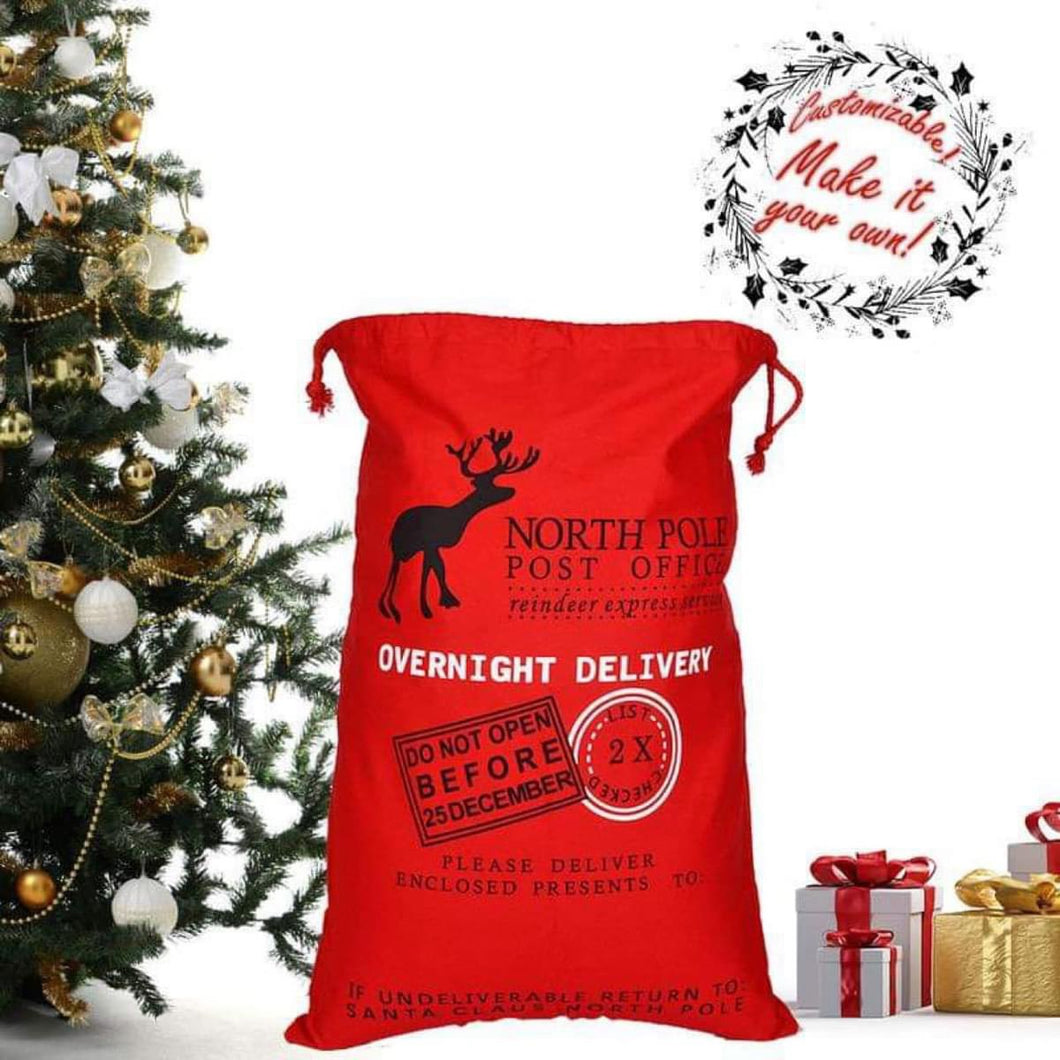 Santa Sack-red