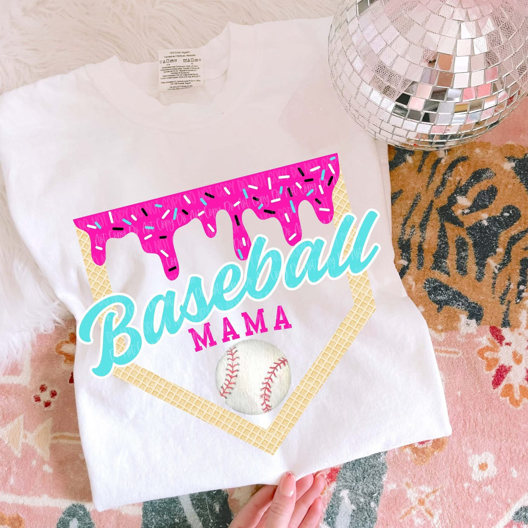 Baseball mama drip