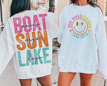 Load image into Gallery viewer, boat sun lake
