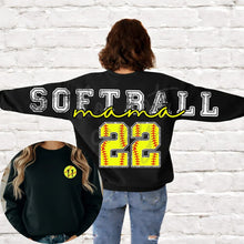 Load image into Gallery viewer, Sports mama w/pocket/number/charcter
