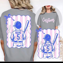 Load image into Gallery viewer, Coquette bow baseball
