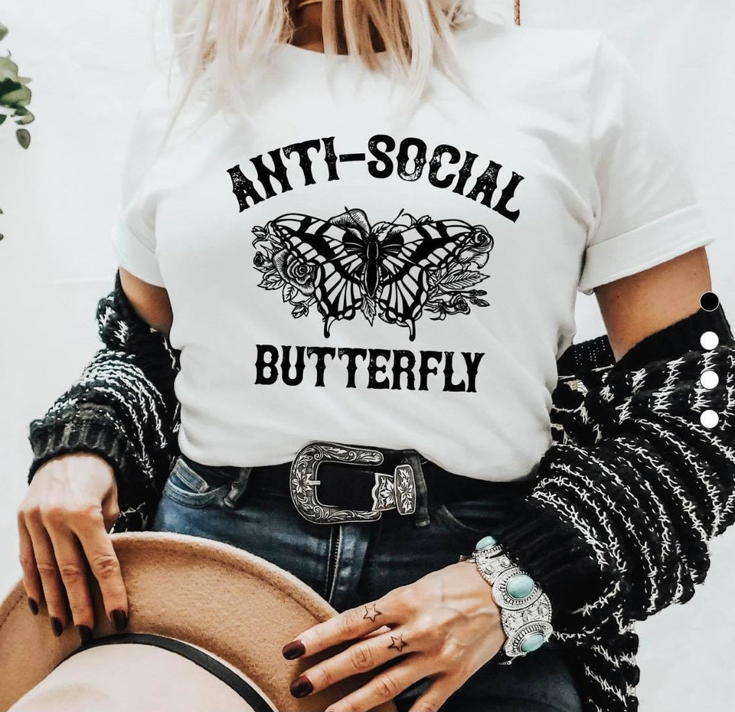 Anti-social buttefly